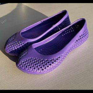 Purple Northstorm Comfy Foam Flats